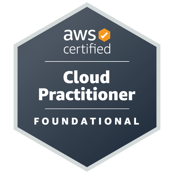 AWS cloud practitioner badge